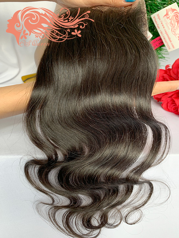 Csqueen Raw hair Light Wave 5*5 HD Lace Closure 100% Human Hair